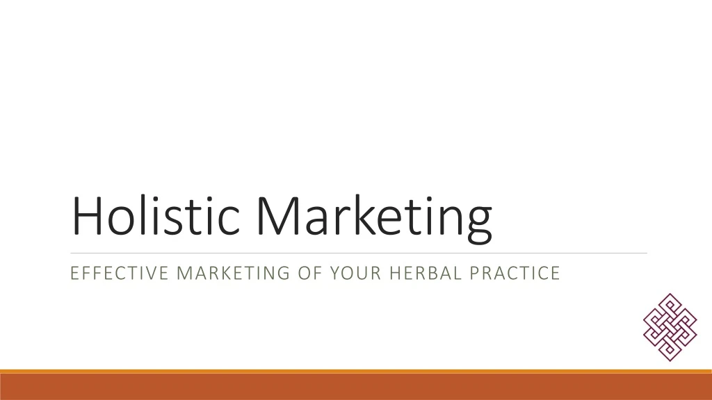 holistic marketing