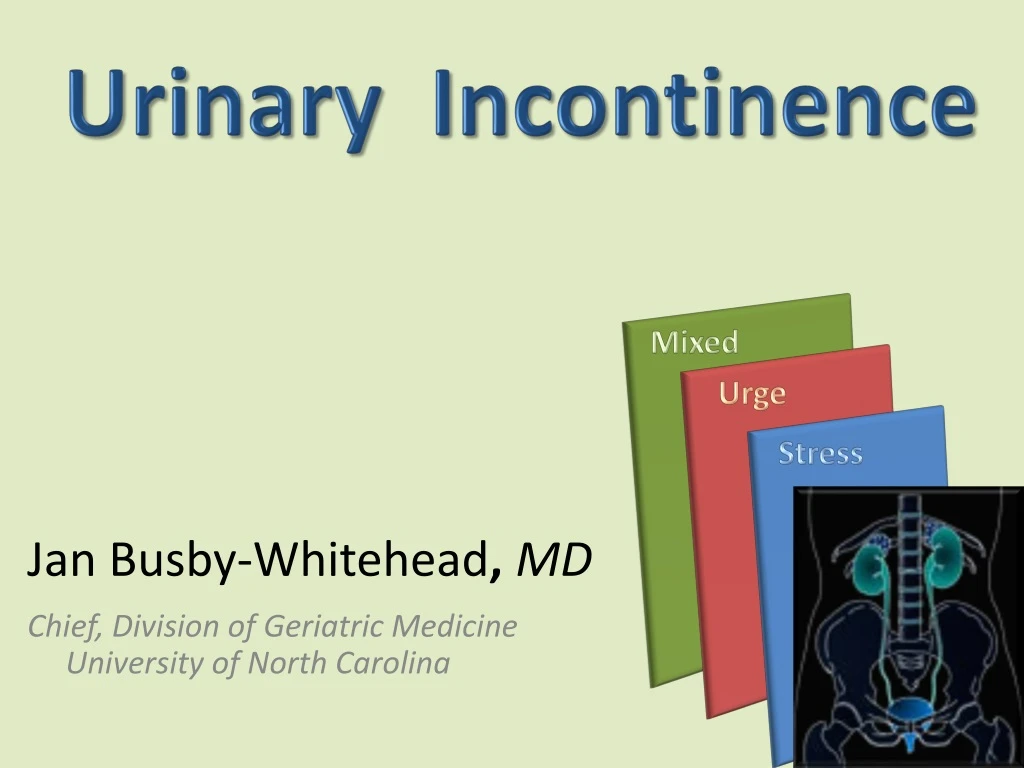 urinary incontinence