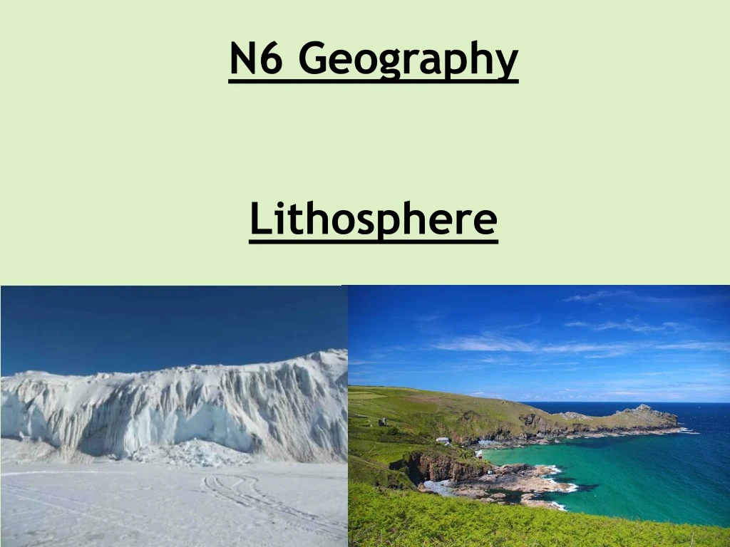 n6 geography lithosphere