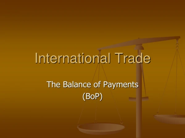 International Trade