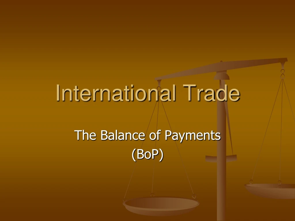 international trade