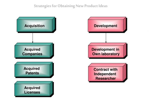Strategies for Obtaining New Product Ideas