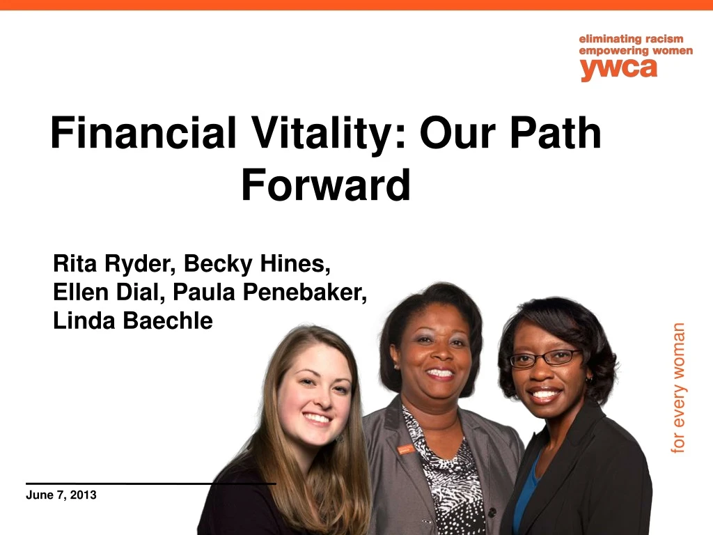 financial vitality our path forward