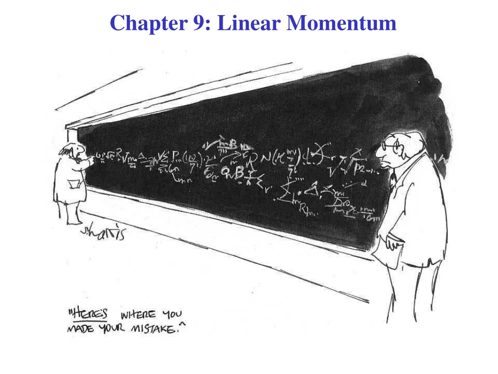 chapter 9 linear momentum