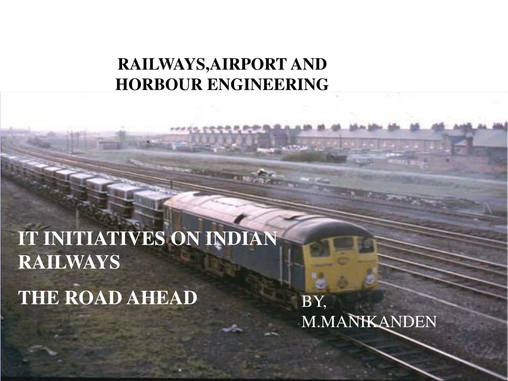 railways airport and horbour engineering