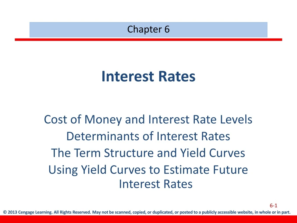 interest rates