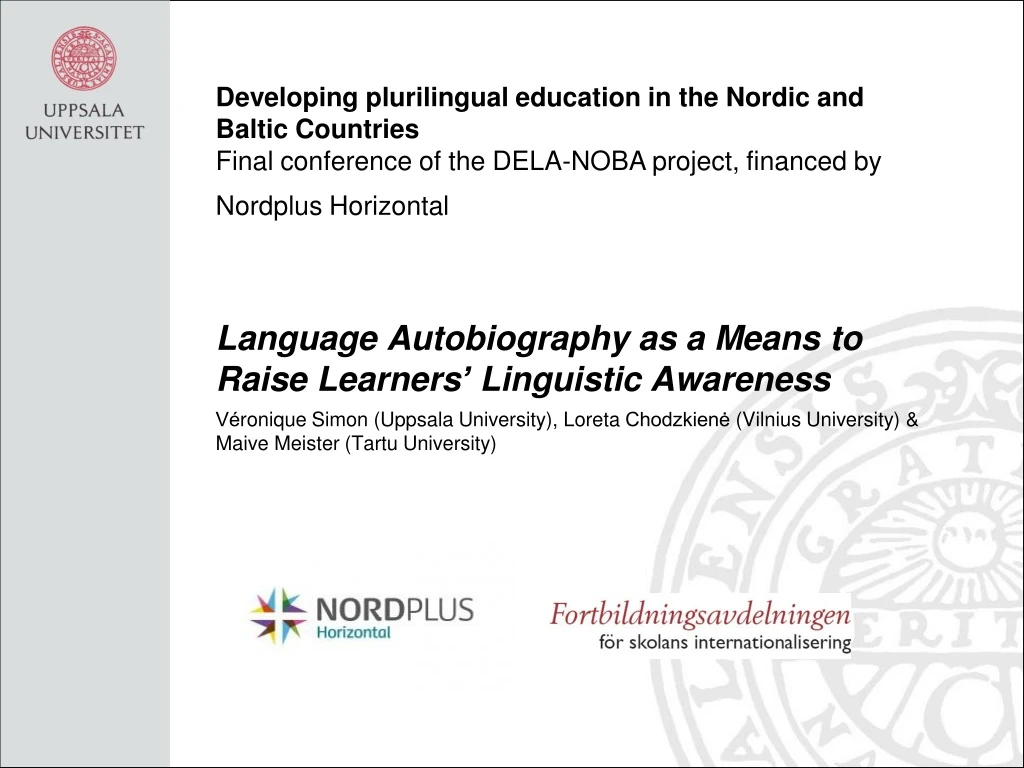 developing plurilingual education in the nordic