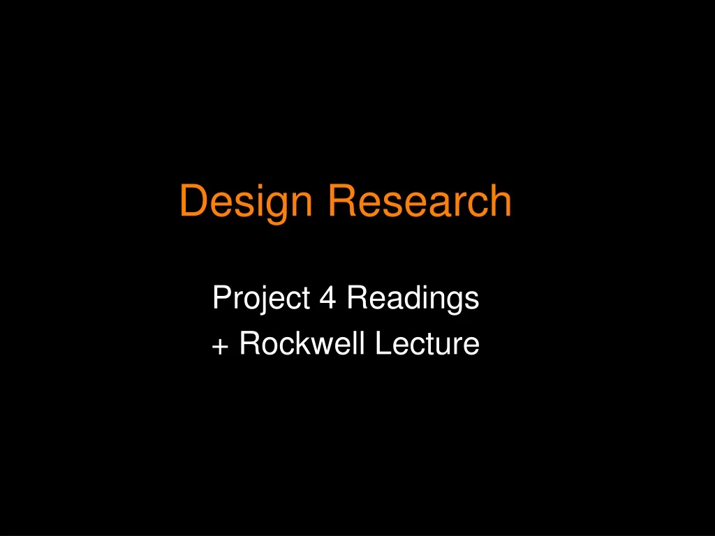 design research