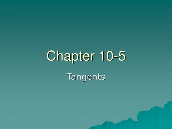 Chapter 10-5
