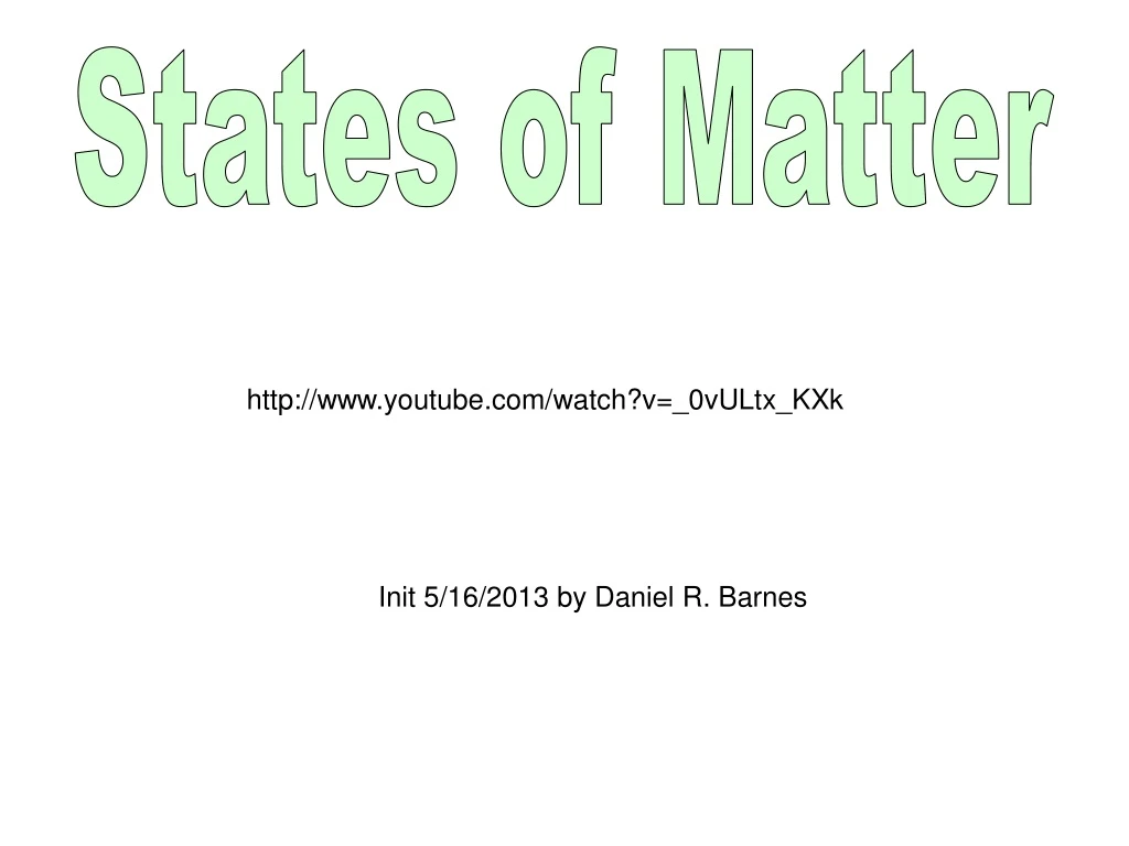 states of matter