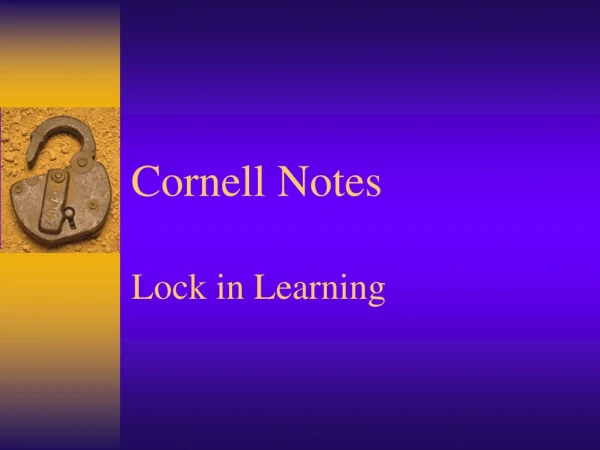 Cornell Notes