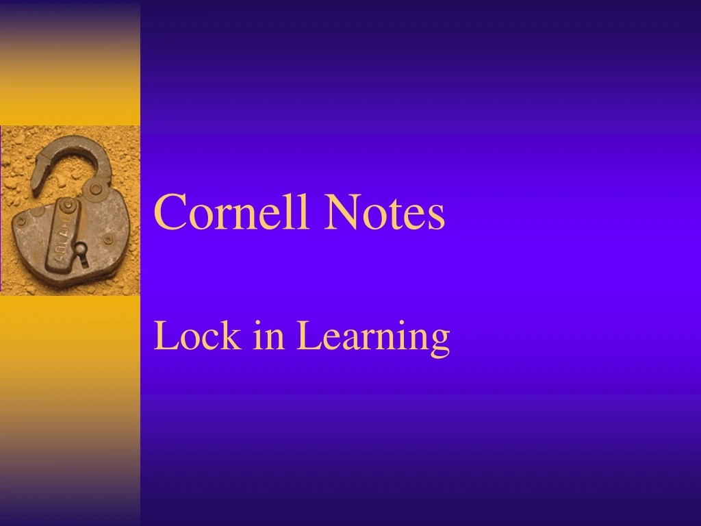 cornell notes