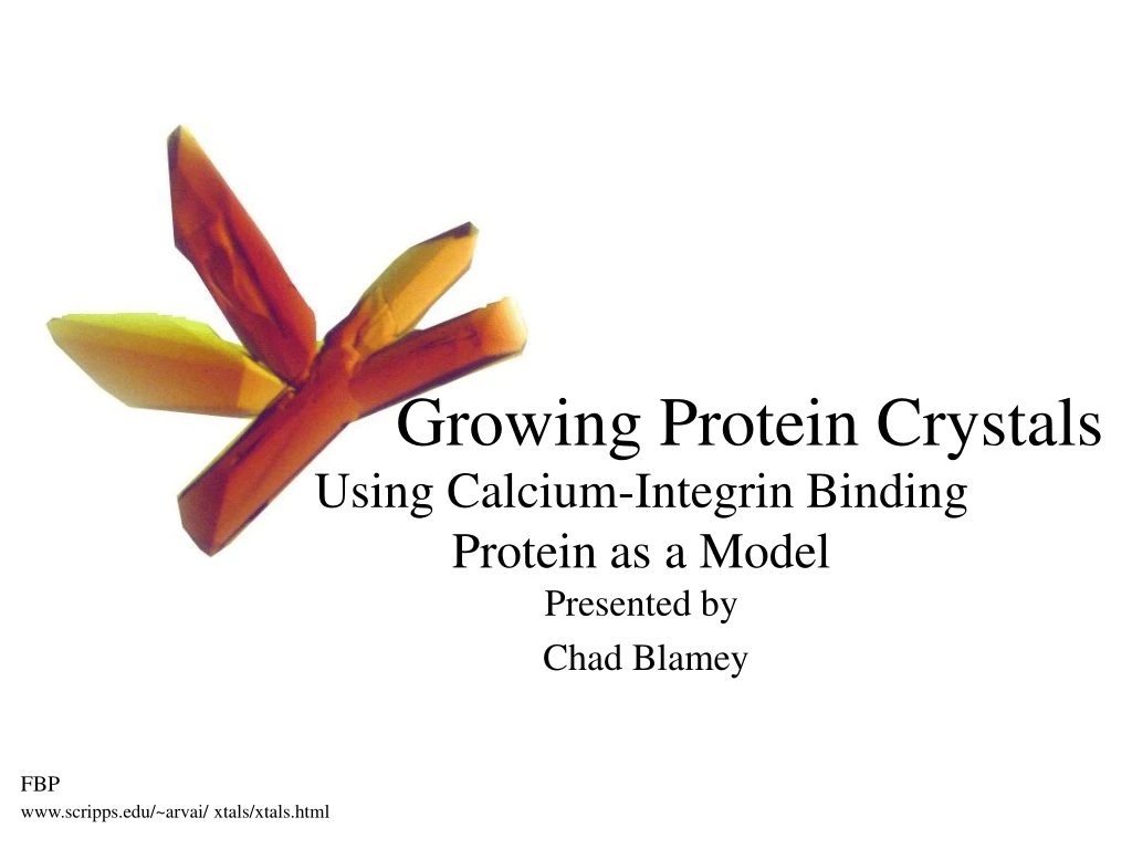 growing protein crystals