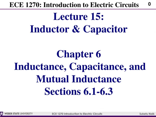 ECE 1270: Introduction to Electric Circuits