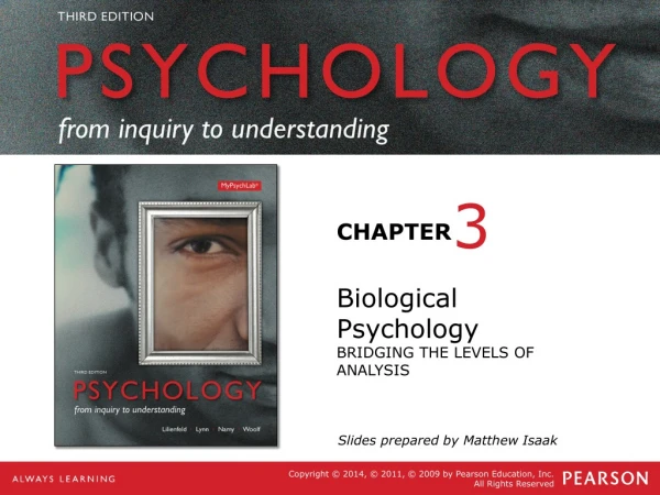 Biological Psychology BRIDGING THE LEVELS OF ANALYSIS