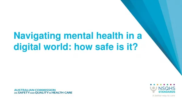 Navigating mental health in a digital world : how safe is it?