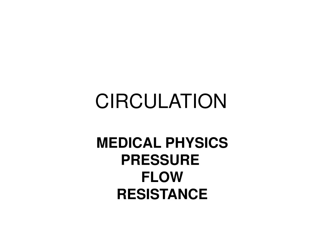 circulation