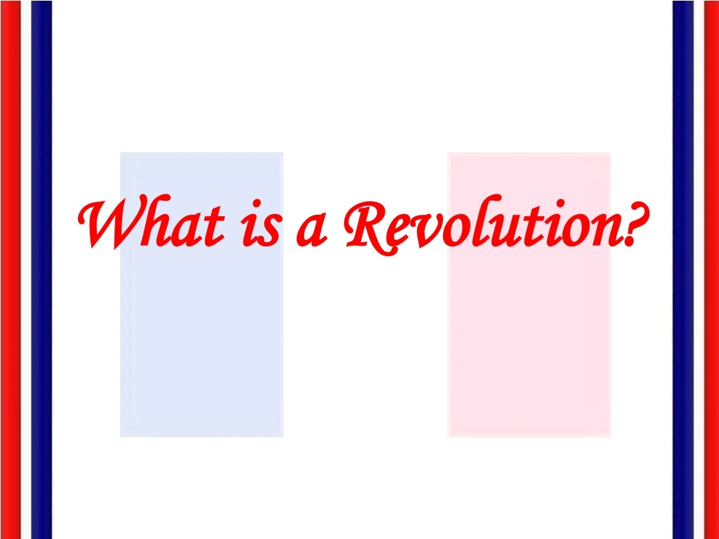 what is a revolution