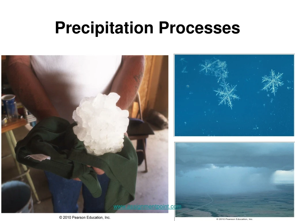 precipitation processes