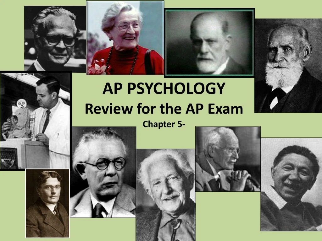 ap psychology review for the ap exam chapter 5