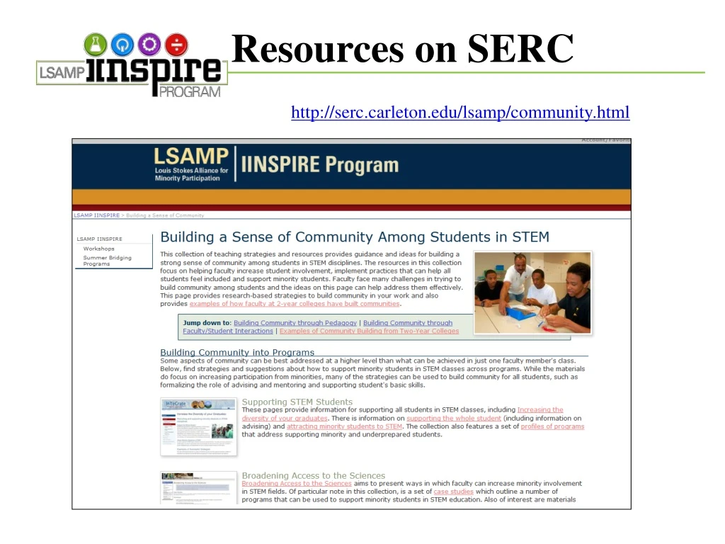 resources on serc