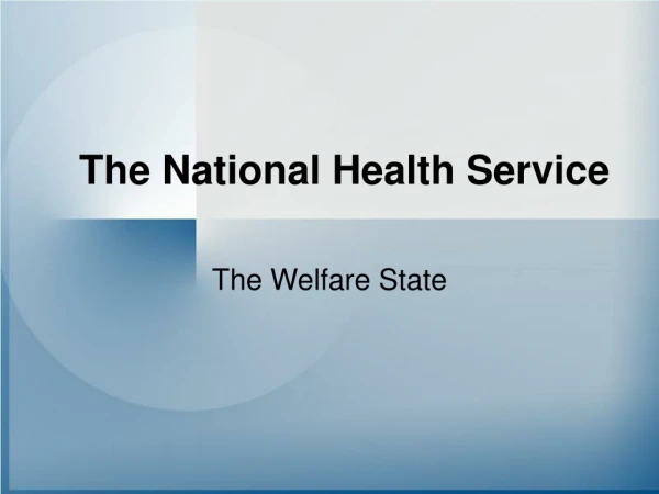 The National Health Service