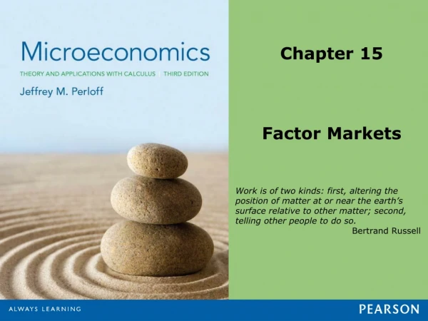 Chapter 15 Factor Markets