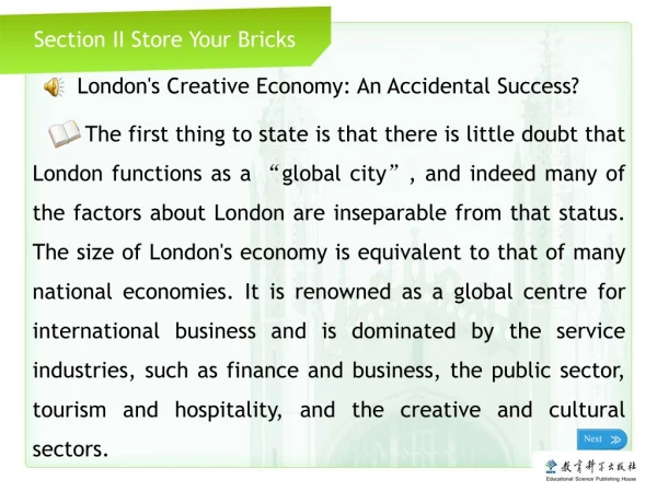 Section II Store Your Bricks