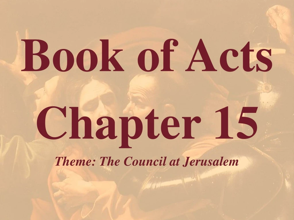 book of acts chapter 15