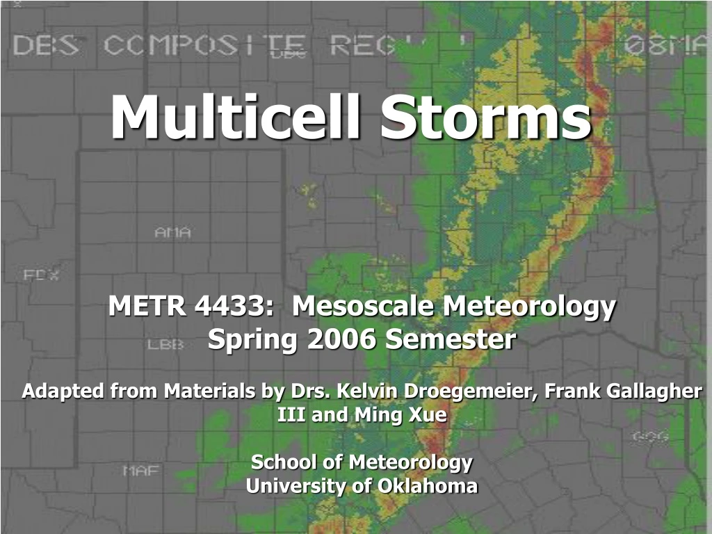 multicell storms