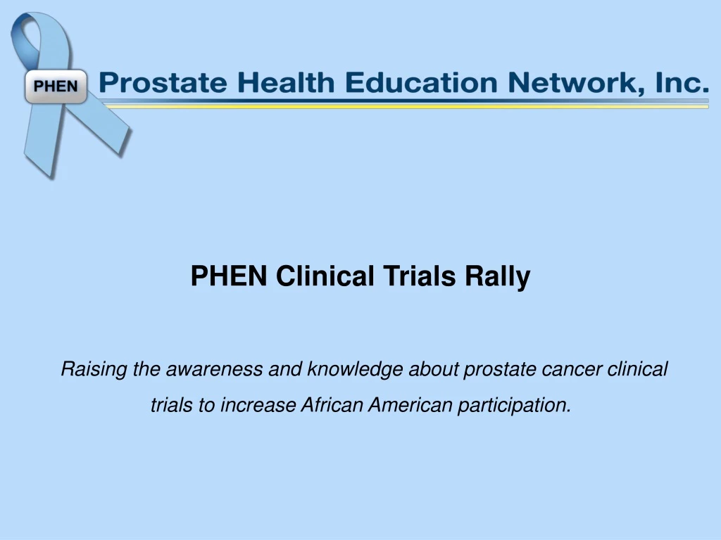 phen clinical trials rally raising the awareness