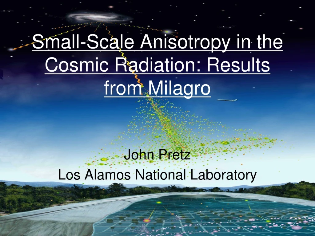 small scale anisotropy in the cosmic radiation results from milagro