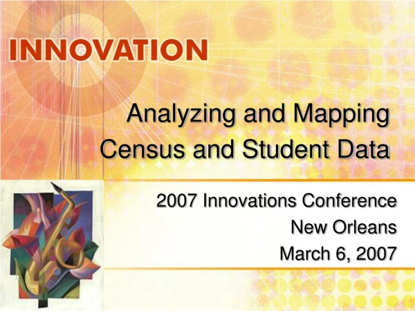 Analyzing and Mapping Census and Student Data