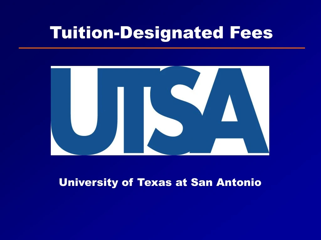 tuition designated fees