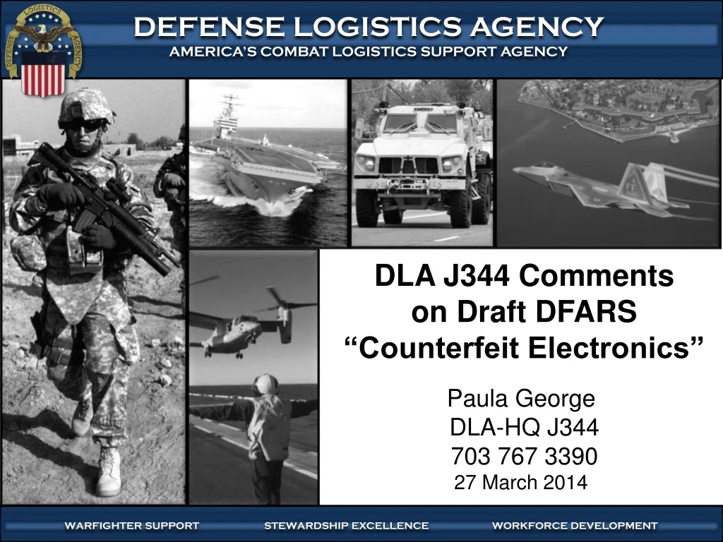 dla j344 comments on draft dfars counterfeit