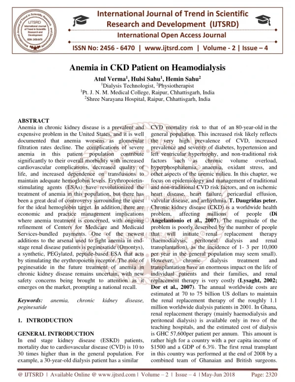international journal of trend in scientific