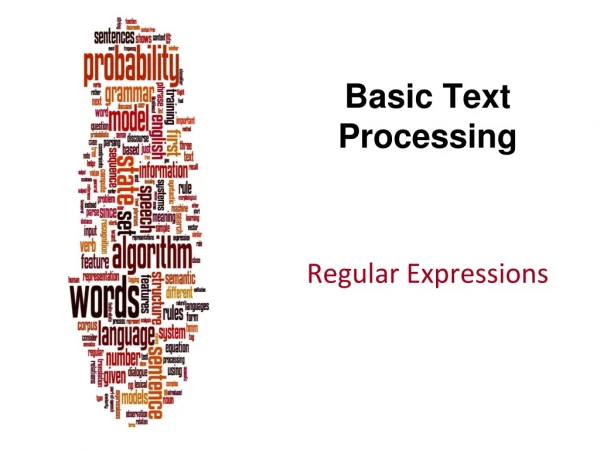Basic Text Processing