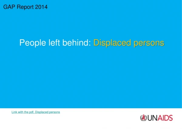 GAP Report 2014 People left behind:  Displaced persons