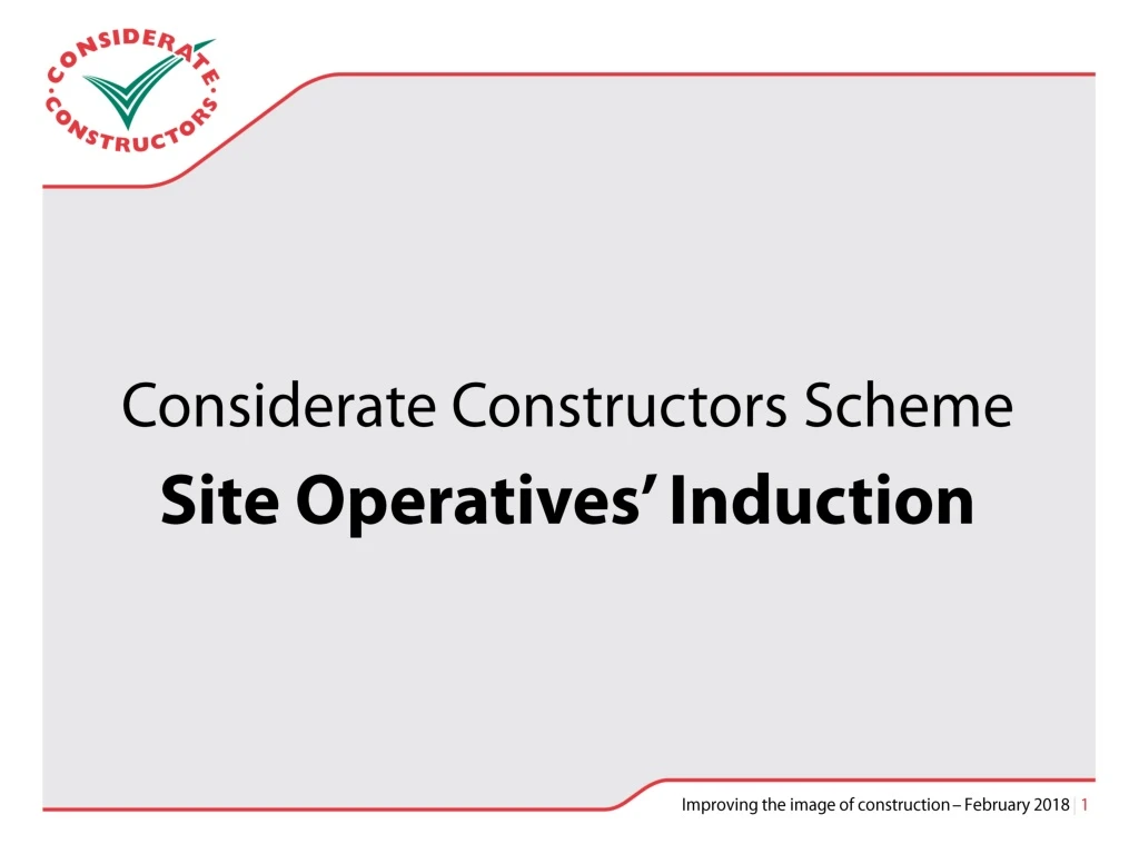 considerate constructors scheme