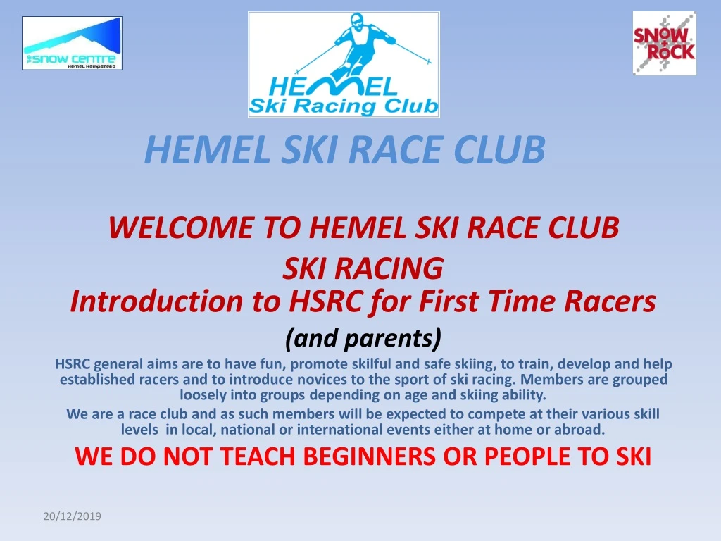 hemel ski race club