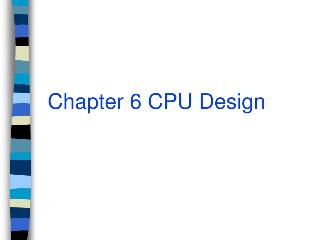 chapter 6 cpu design
