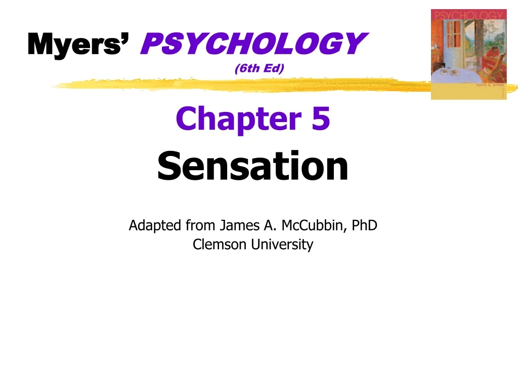 myers psychology 6th ed