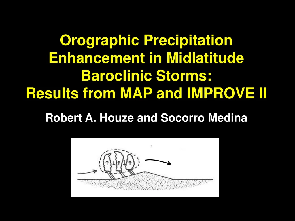 orographic precipitation enhancement