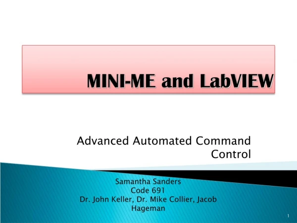 MINI-ME and LabVIEW