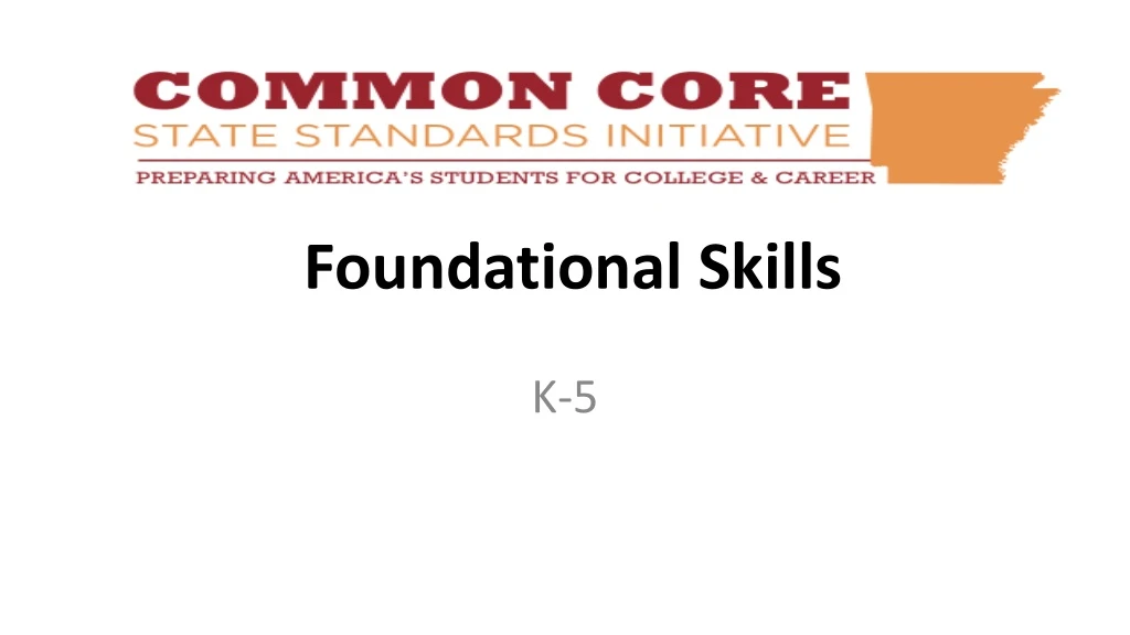 foundational skills