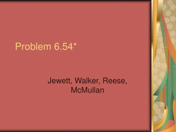 Problem 6.54*