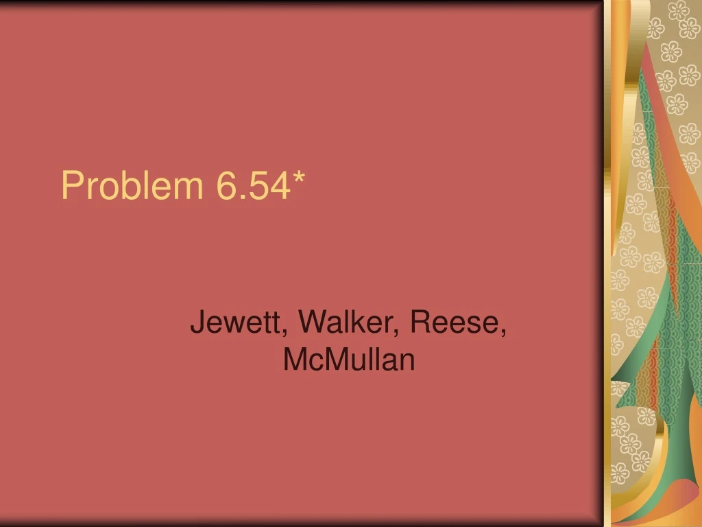 problem 6 54