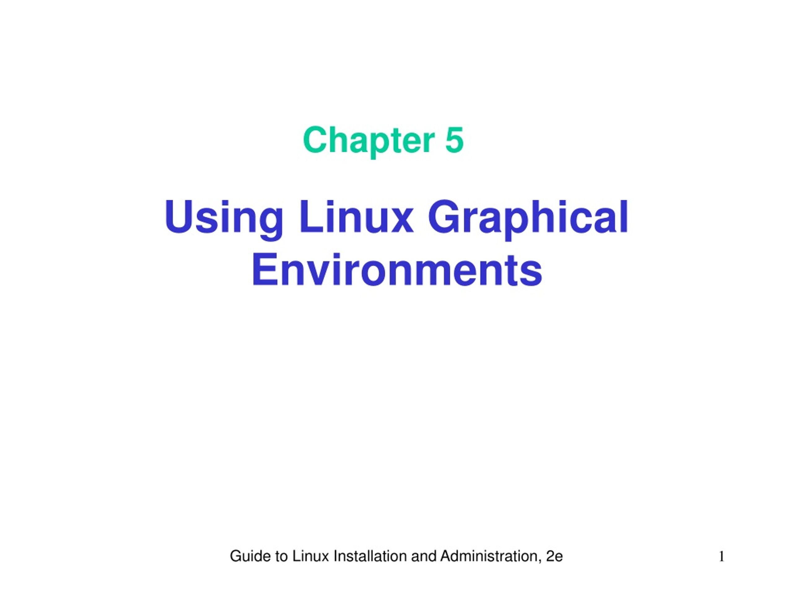 PPT - Exploring Linux Graphical Environments: A Comprehensive Overview ...