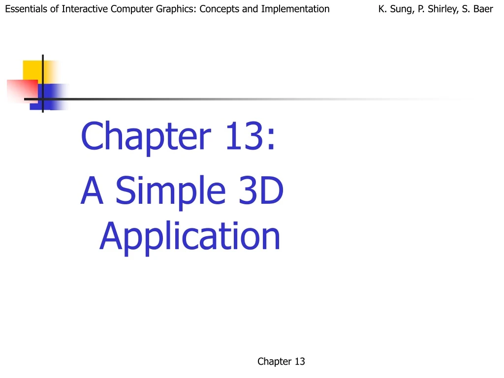 chapter 13 a simple 3d application