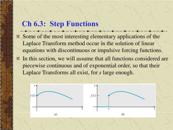 Ch 6.3:  Step Functions